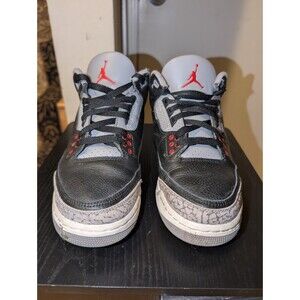 Jordan Retro 3 Black Cement Size 7Y 8.5W Nike Air Youth Boys GS